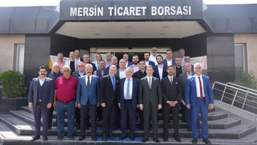MHP Mersin Milletvekili adayı Dr. Levent UYSAL Mersin Ticaret Borsası’nı ziyaret etti. sdfsdf