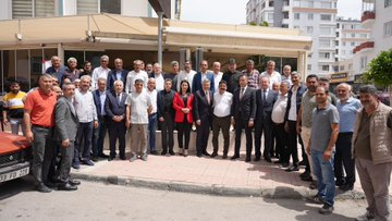 MHP Mersin Milletvekili adayı Dr. Levent UYSAL Sivil Toplum Kuruşlarının Başkanlarıyla buluştu. DDDDD