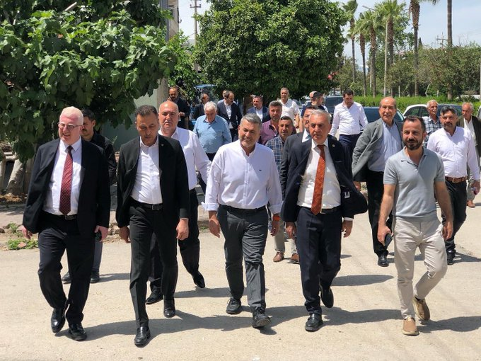 MHP Mersin Milletvekili adayı Dr. Levent UYSAL Huzurlukent esnaflarını ziyaret etti. asdadasdas